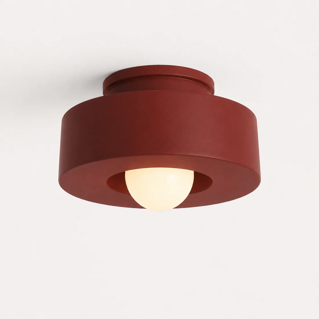 Drum Flush Mount Ceiling Light Globe | 3 Colors | Qonforta