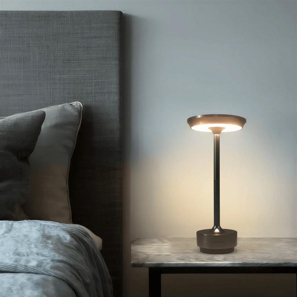 Cordless Table Lamp with Touch Dimming | Rechargeable LED | Qonforta