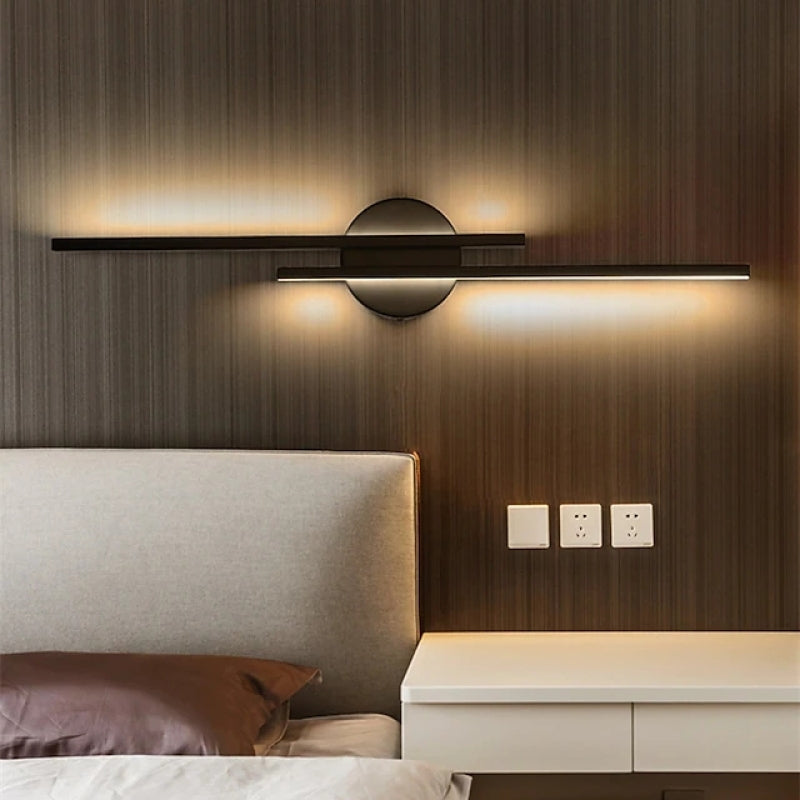 Nordic LED Wall Sconce | Adjustable Dimmable Wall Lamp | Qonforta