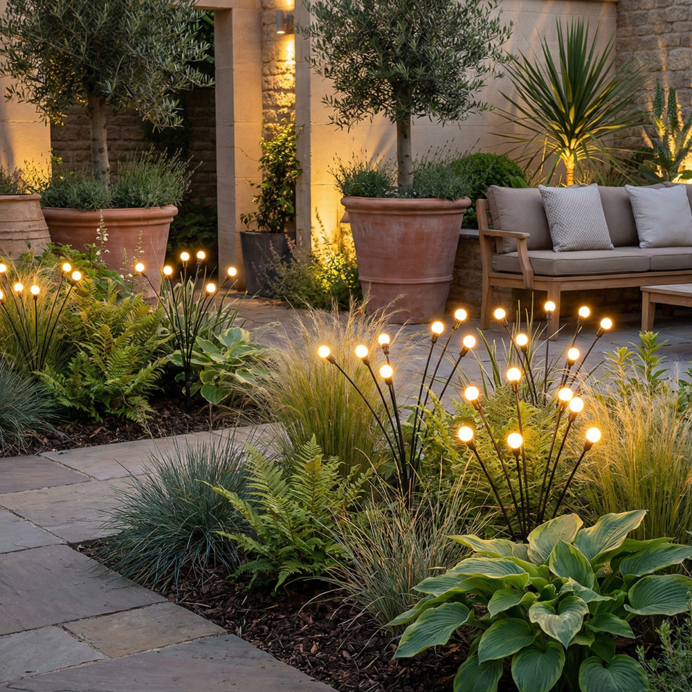 Solar Firefly Garden Lights | Waterproof LED | Qonforta