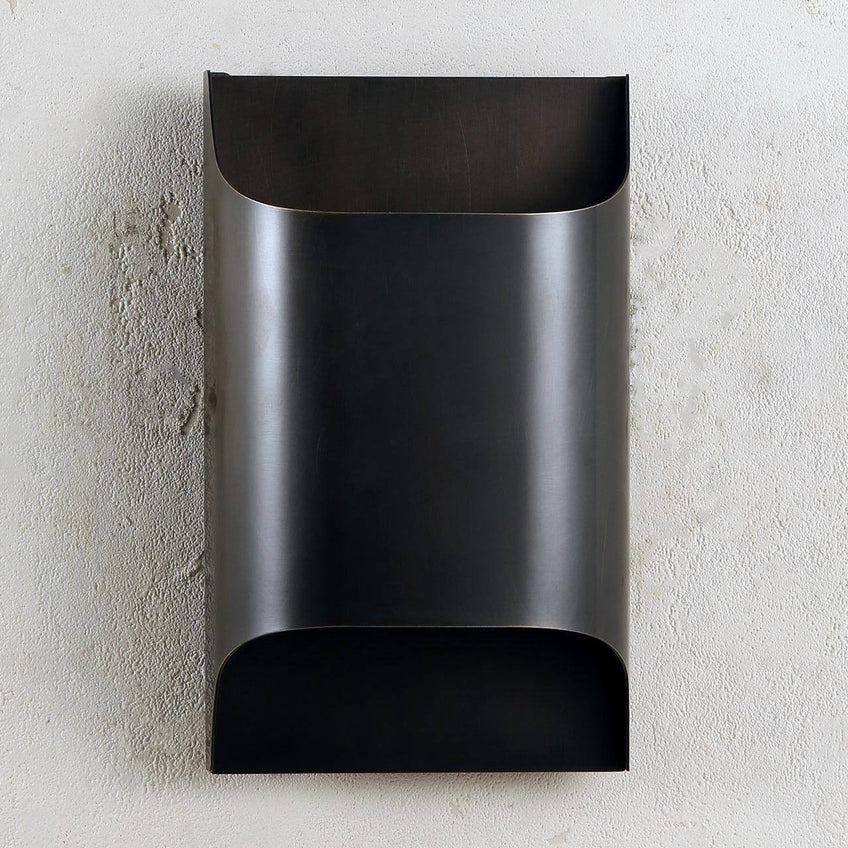 Fluted Brass Wall Sconce | 2 Sizes & Colors | Qonforta