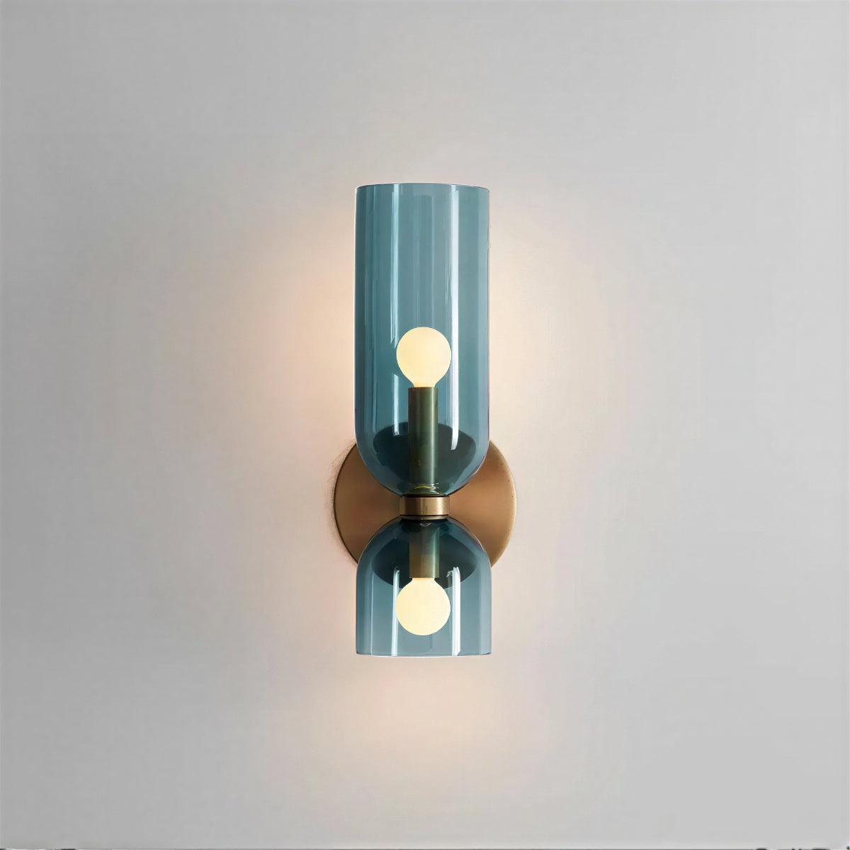 Modern Wall Sconce | Frosted Glass Shade | Qonforta