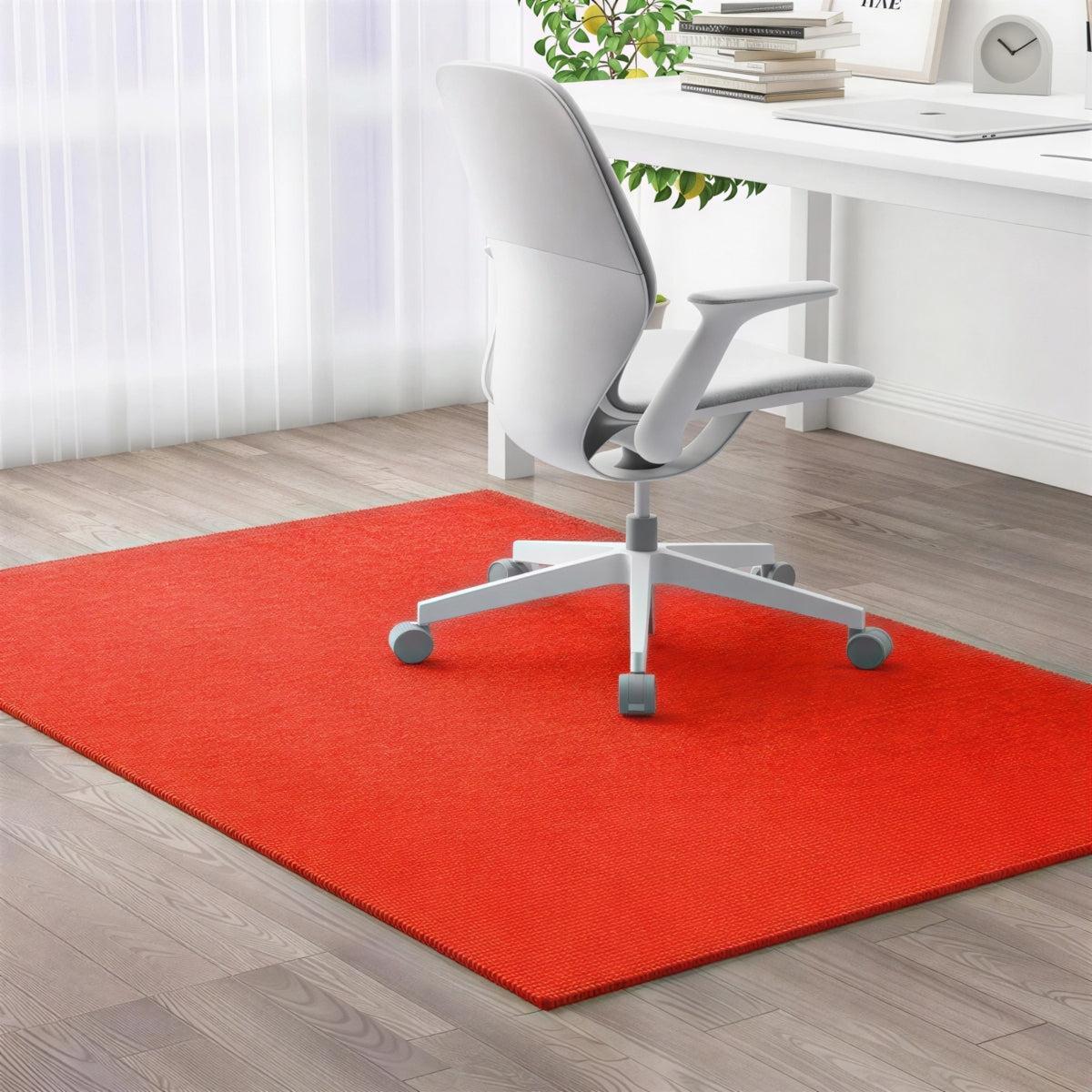 Office Chair Floor Mat | Non-Slip Polyester Mat | Qonforta