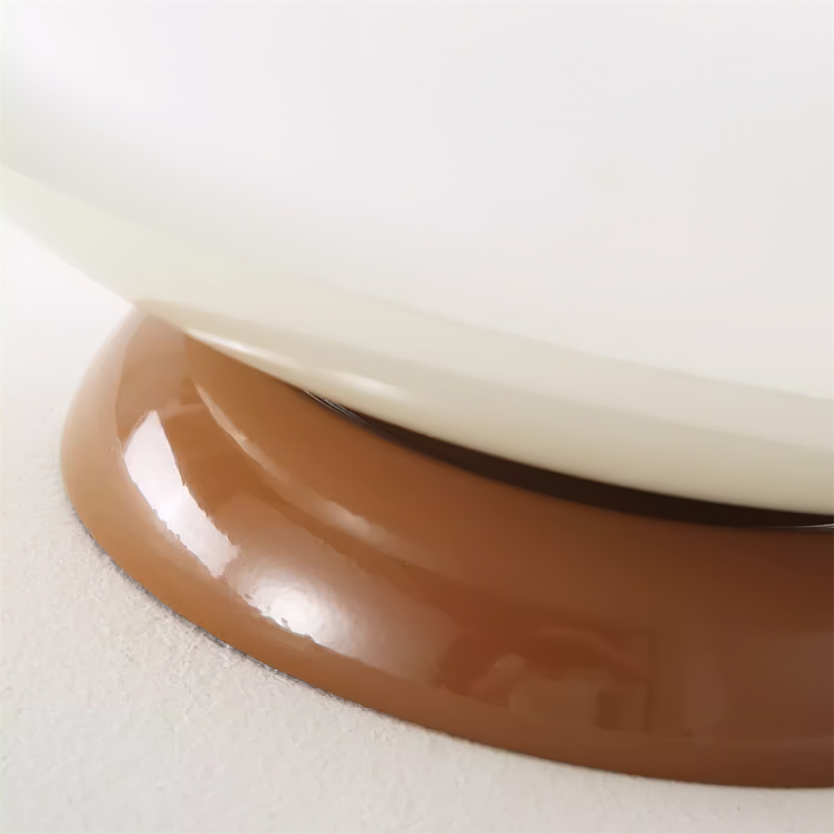 Paulo dome ceiling light, earthy finish - wide interior view
