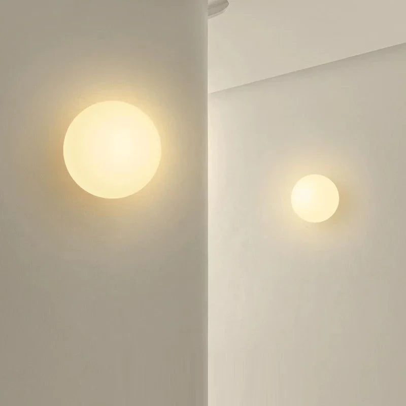 Glass Stone Wall Sconce G9 LED Warm White – 4 Sizes | Qonforta