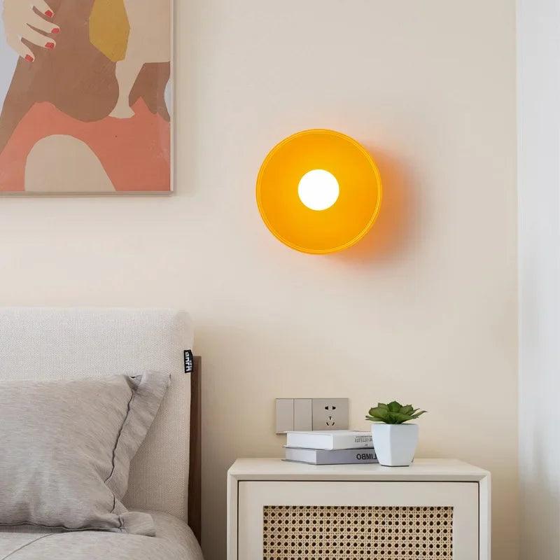 Glass Flush Mount Ceiling Light – 3 Colors, 2 Sizes | Qonforta