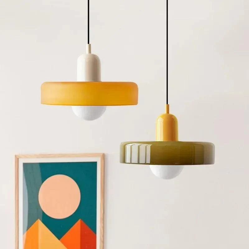 Glass Pendant Light Nordic – 12 Color Combos | Qonforta