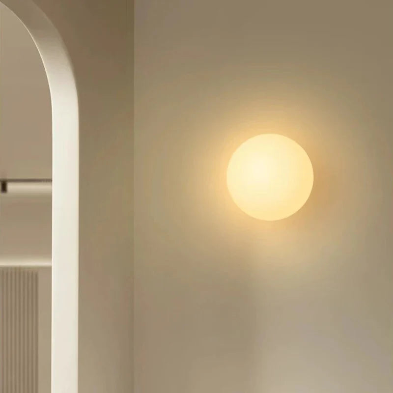 Glass Stone Wall Sconce G9 LED Warm White – 4 Sizes | Qonforta