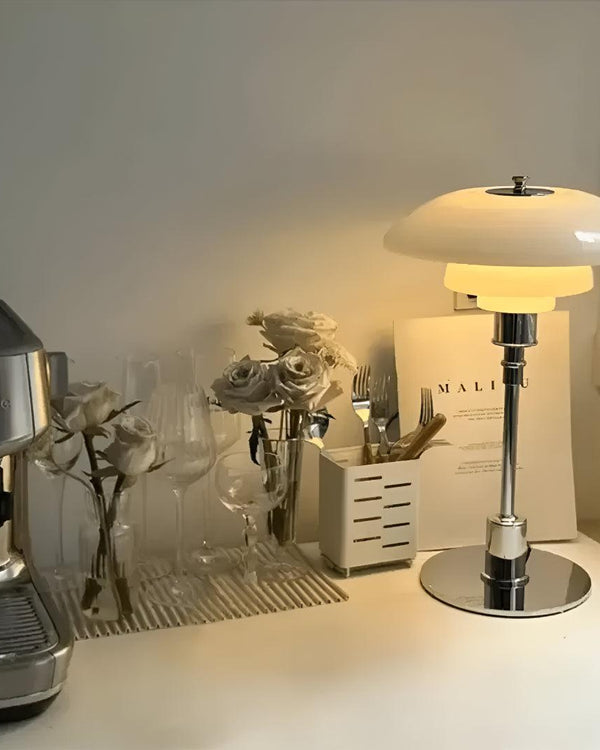 Mushroom Table Lamp | Scandinavian Modern | Qonforta