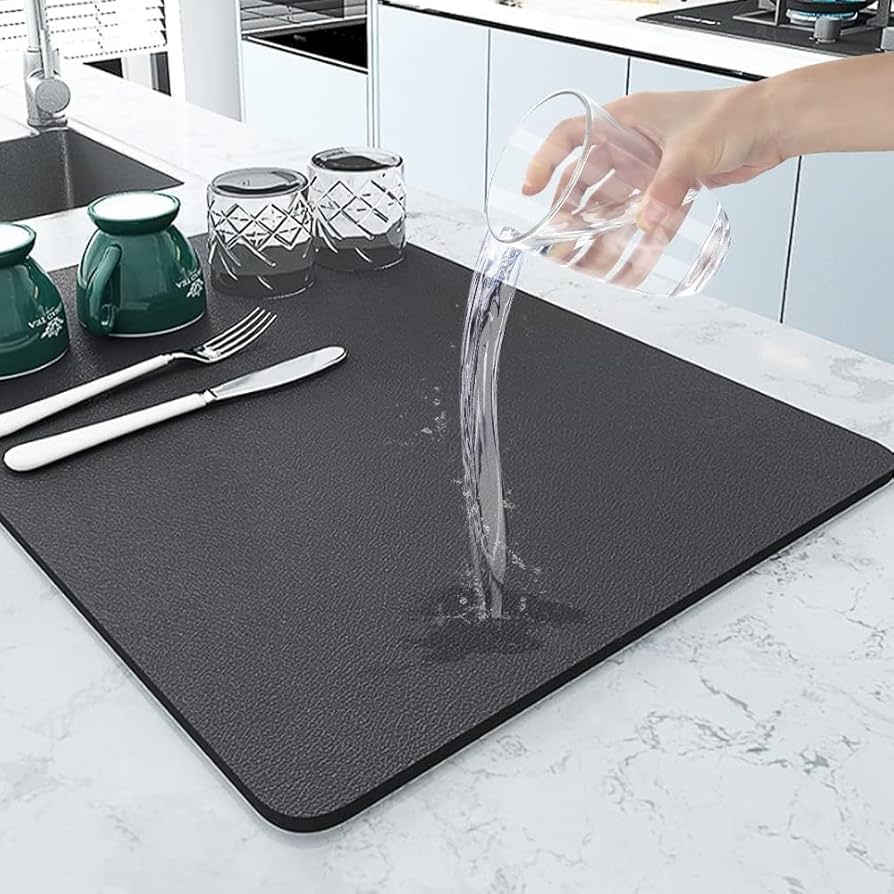 Silicone Dish Drying Mat | Heat-Resistant & Non-Slip | Qonforta