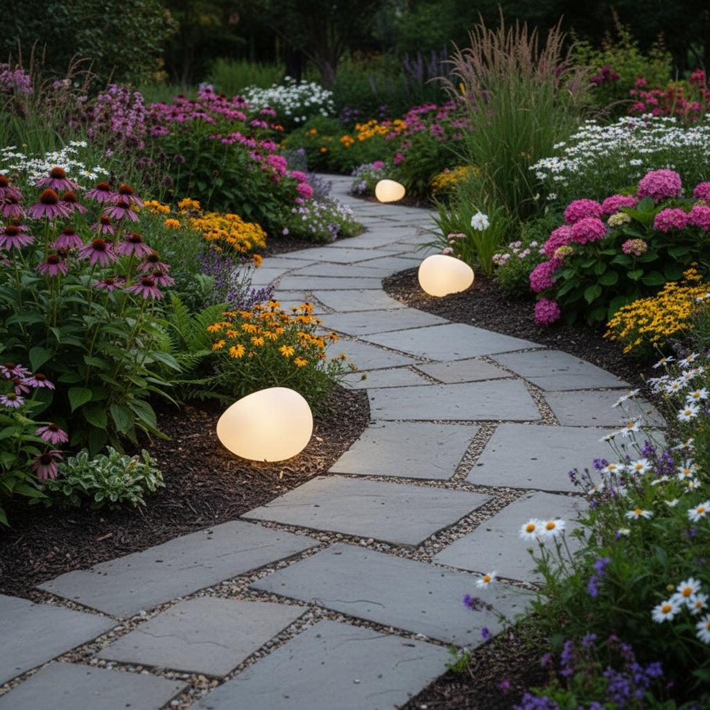 Solar Pebble Stone Light | Waterproof IP65 | Qonforta