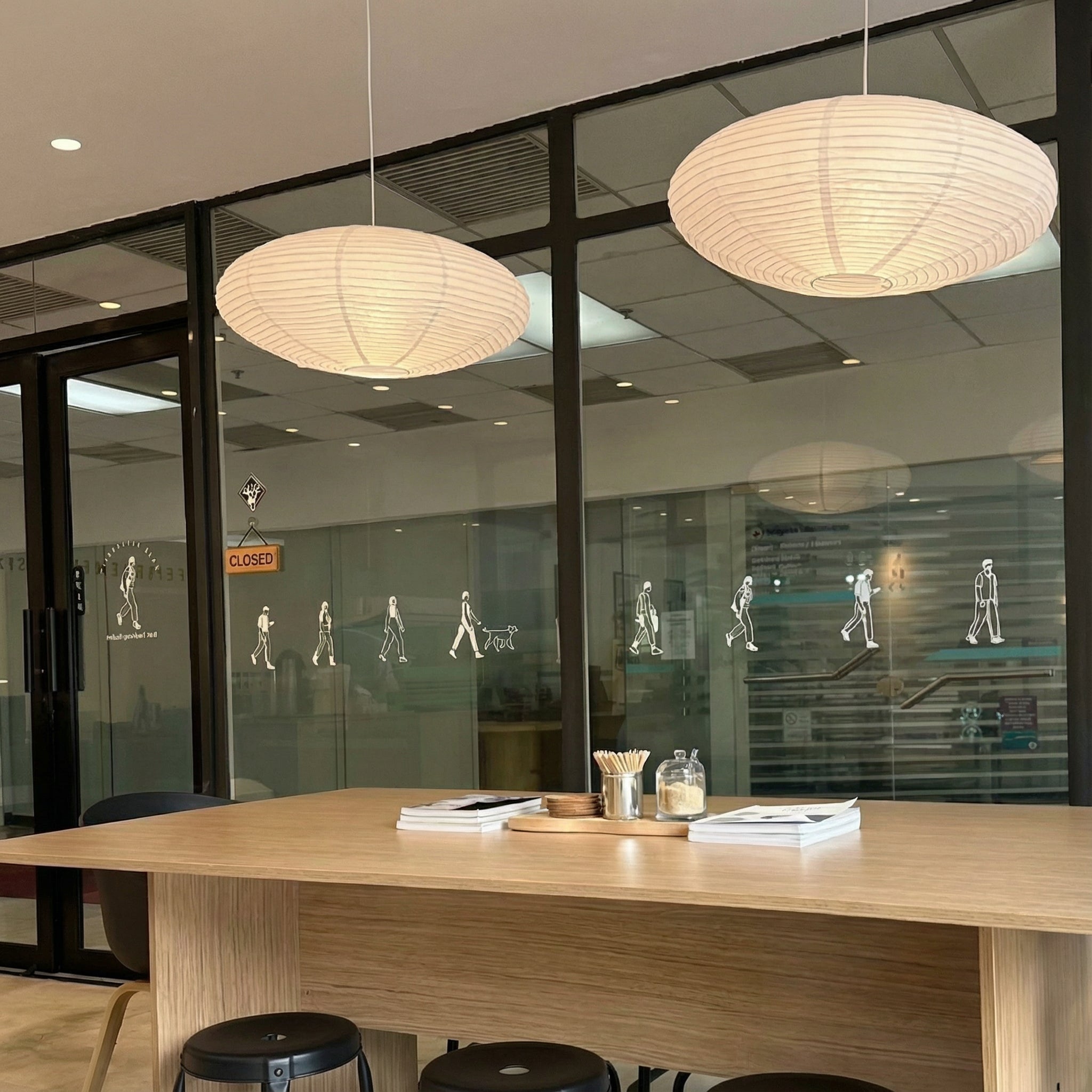 Wabi-Sabi Paper Pendant Light Handmade – 2 Sizes | Qonforta