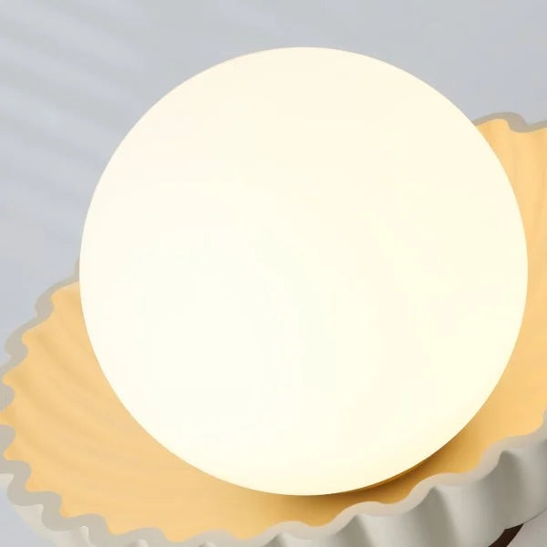 Ribbed Globe Flush Mount Ceiling Light | 3 Colors | Qonforta