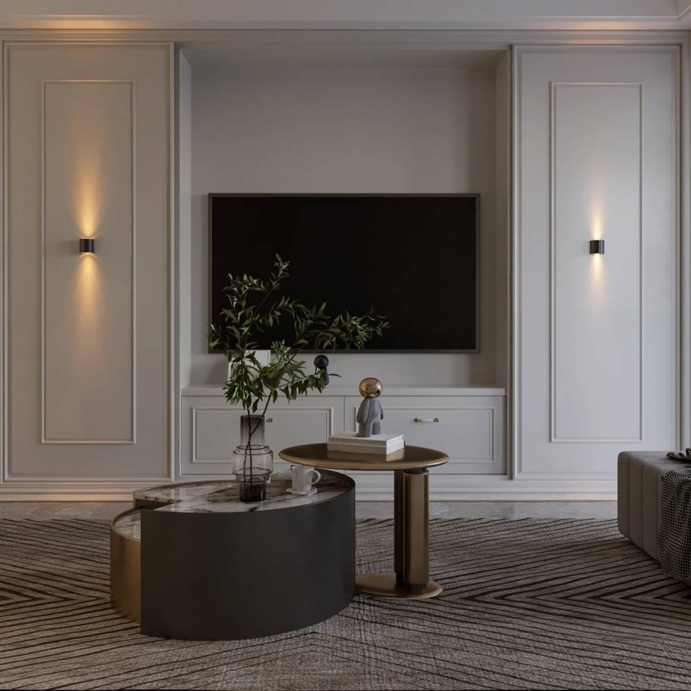 Aluminum LED Wall Sconce Waterproof – 6 Sizes | Qonforta
