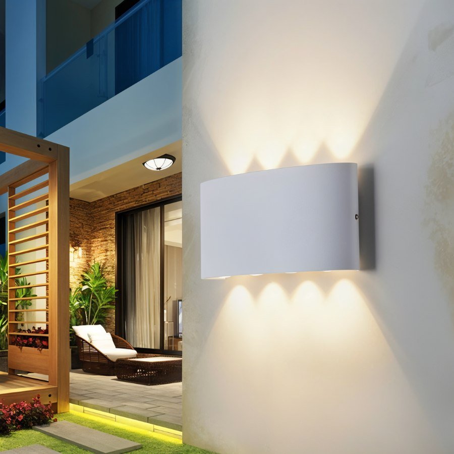 Aluminum LED Wall Sconce Waterproof – 6 Sizes | Qonforta