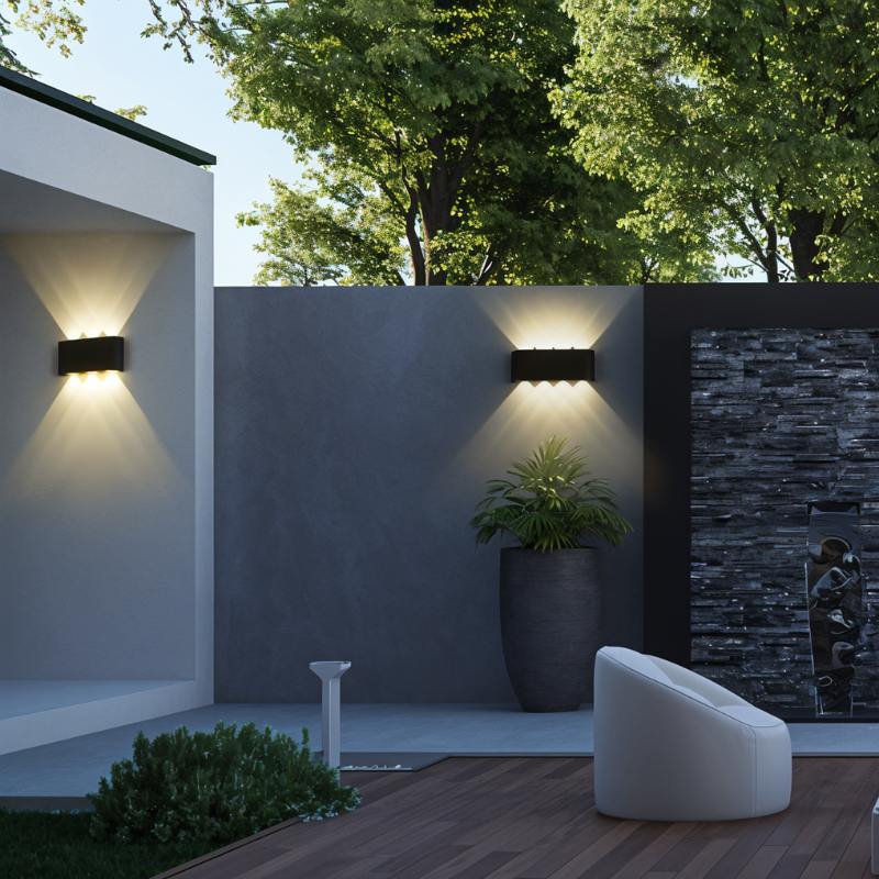 Aluminum LED Wall Sconce Waterproof – 6 Sizes | Qonforta