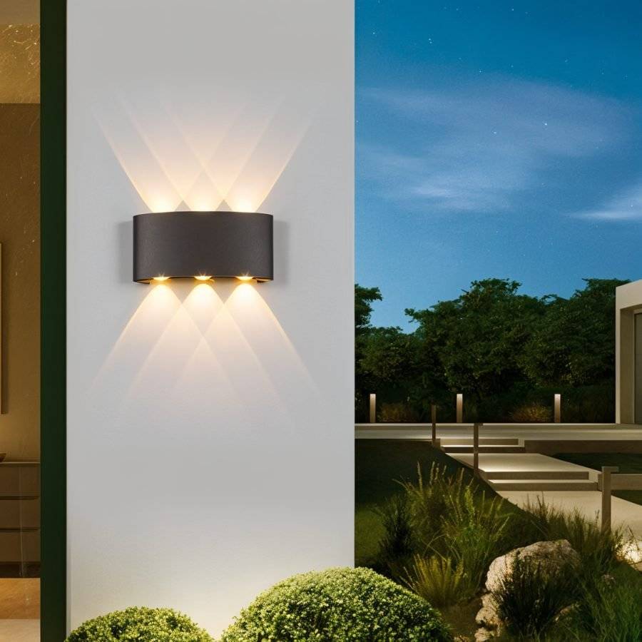 Aluminum LED Wall Sconce Waterproof – 6 Sizes | Qonforta