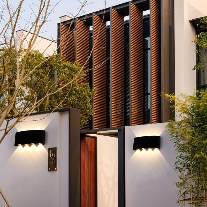 Aluminum LED Wall Sconce Waterproof – 6 Sizes | Qonforta