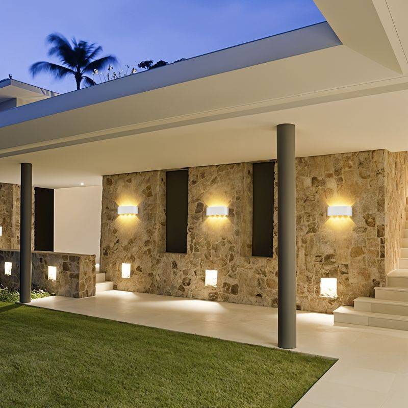 Aluminum LED Wall Sconce Waterproof – 6 Sizes | Qonforta