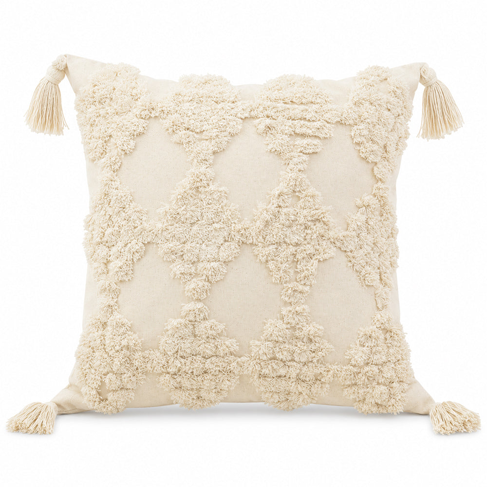 Orvella Tufted Tassel Throw Pillow – Lumbar or Square | Qonforta