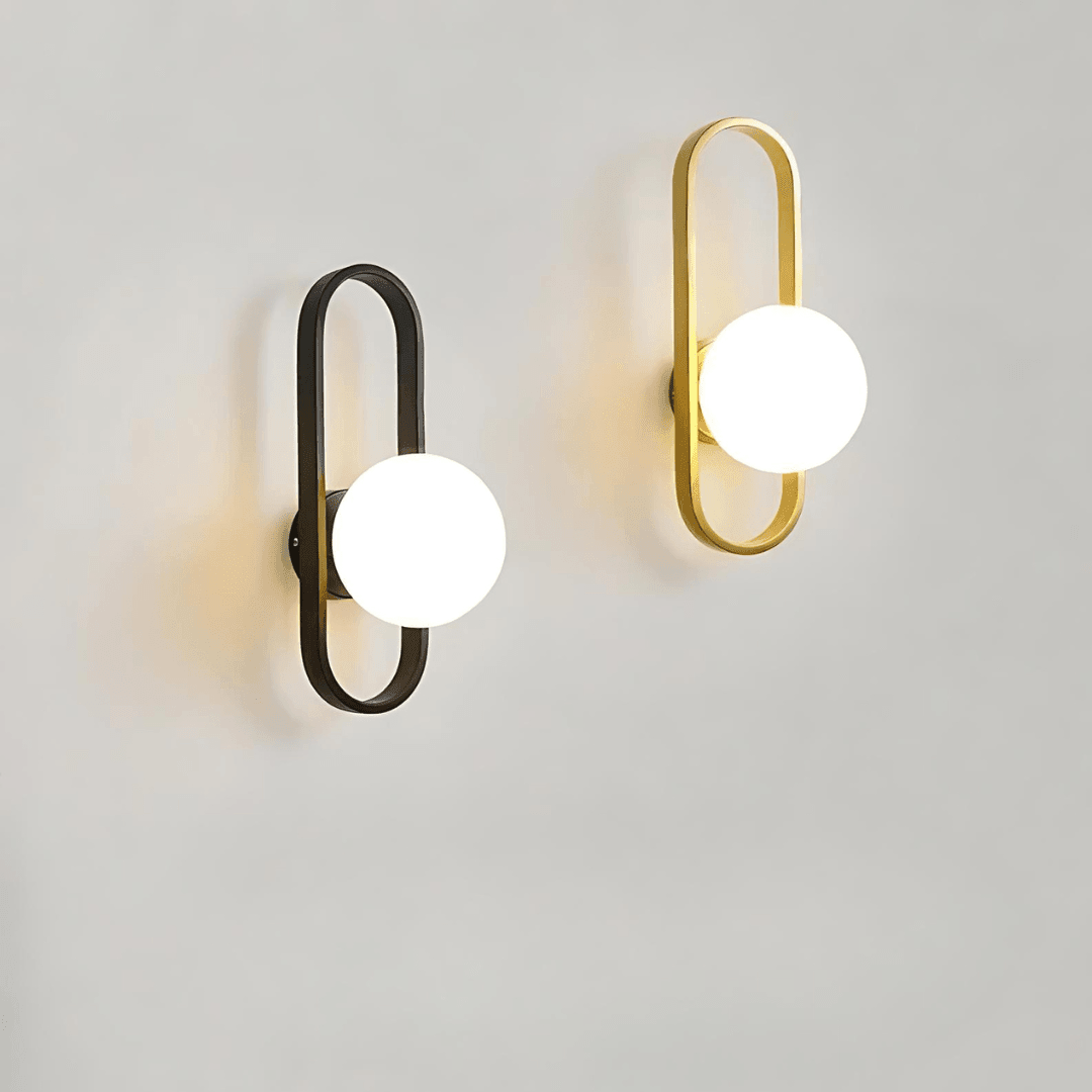 Iron LED Wall Sconce Up Down 12W – Gold & Black | Qonforta