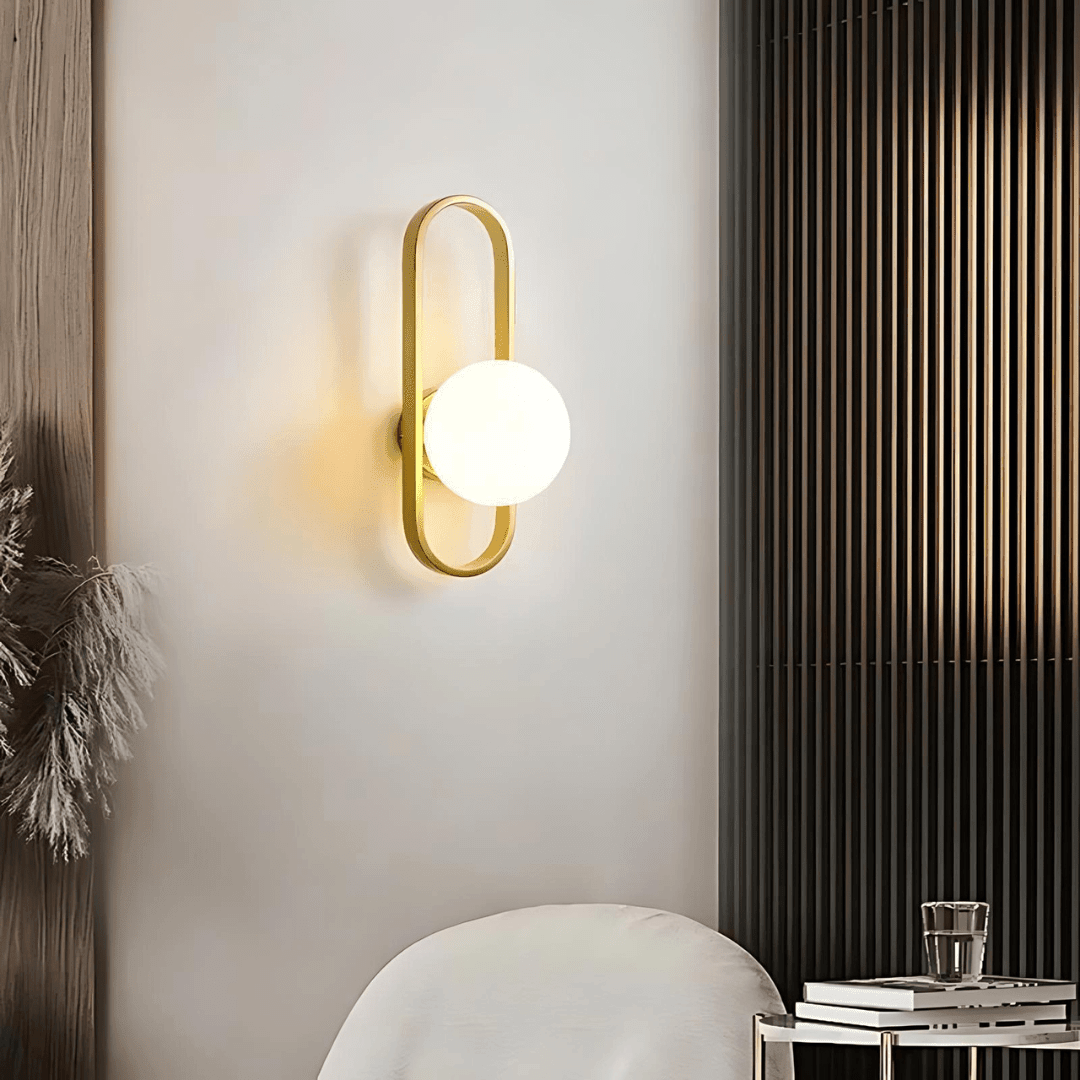 Iron LED Wall Sconce Up Down 12W – Gold & Black | Qonforta
