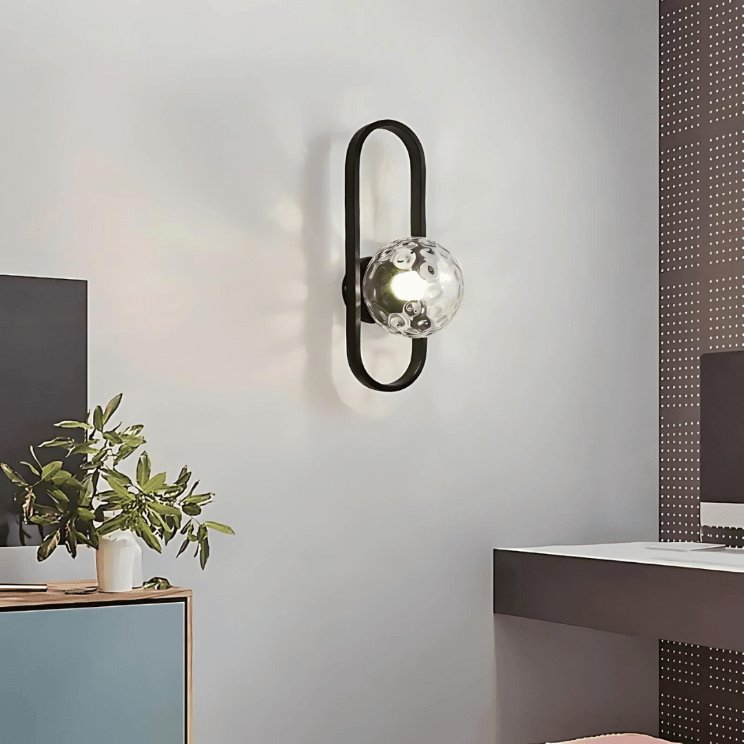 Iron LED Wall Sconce Up Down 12W – Gold & Black | Qonforta