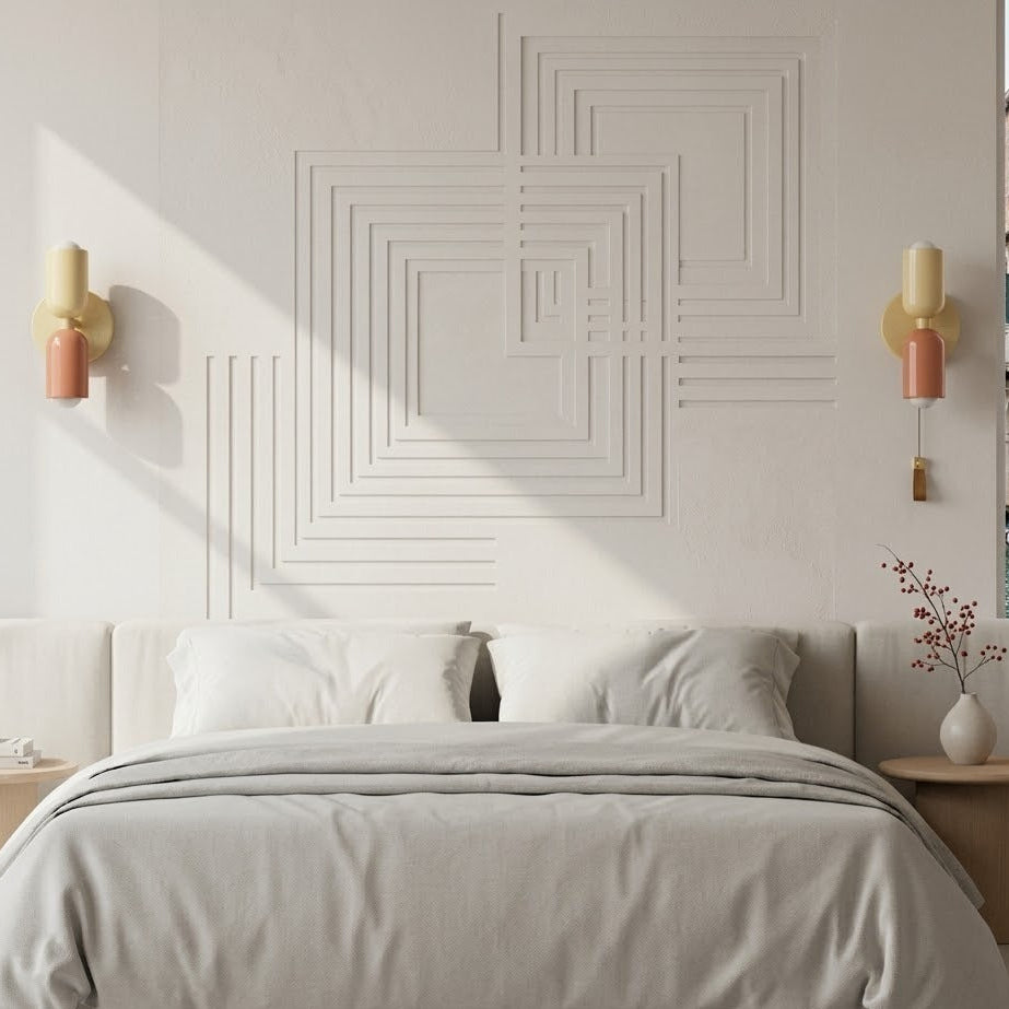 Nordic LED Wall Sconce | 4 Colors | Qonforta