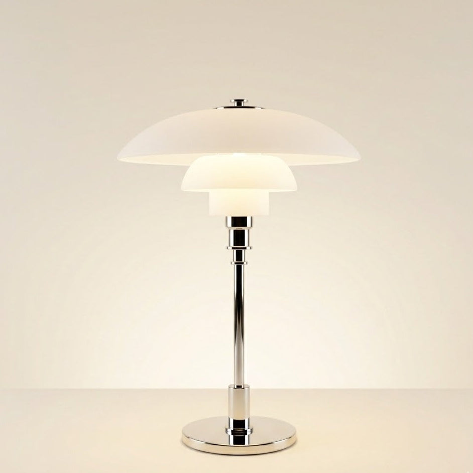 Nordic Glow Glass Table Lamp | 4 Colors | Qonforta