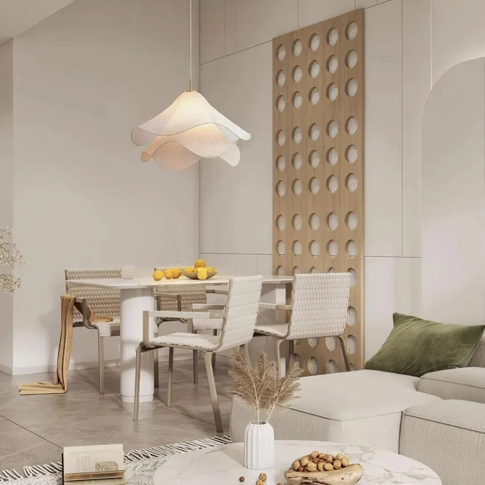 Fabric Japandi Pendant Light | 4 Sizes | Qonforta