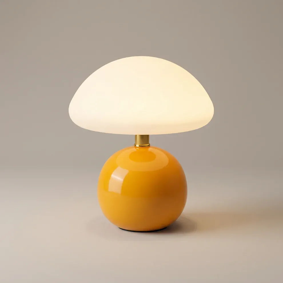 Mushroom Ceramic Table Lamp | 6 Colors | Qonforta