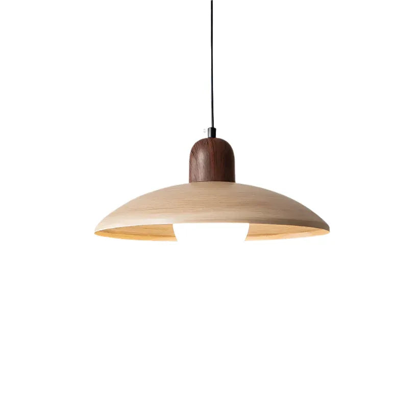 Wabi-Sabi Walnut Pendant Light | 2 Finishes | Qonforta