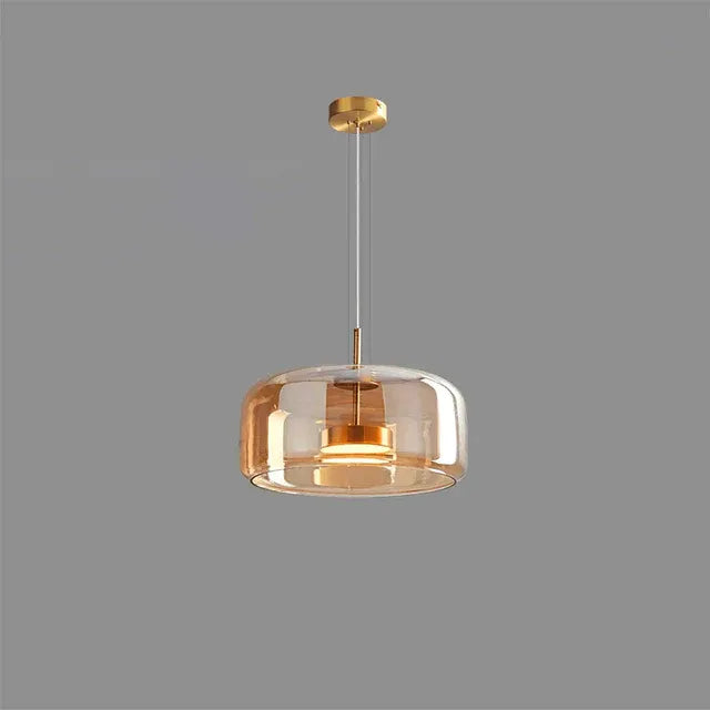Smoked Glass Dimmable Pendant Light | 5 Sizes | Qonforta