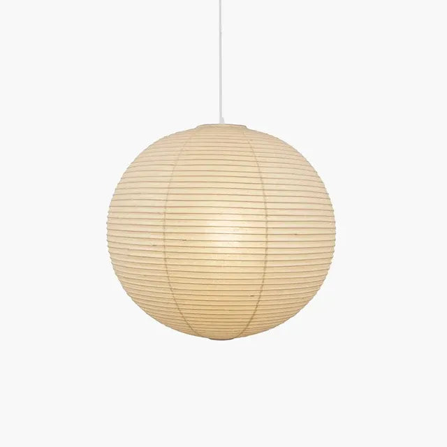 Japanese Cotton Paper Pendant Light | 5 Sizes | Qonforta