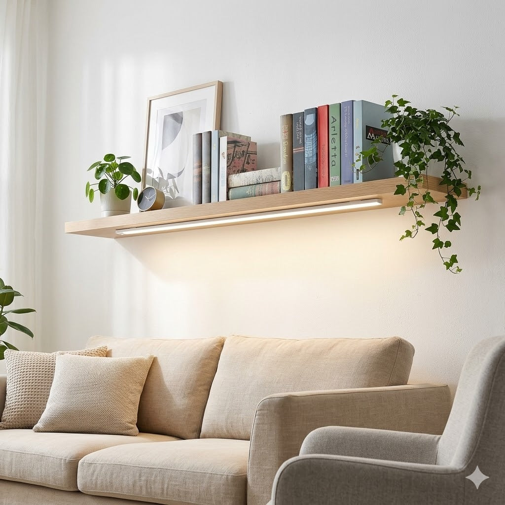 Motion Sensor Under Cabinet Light | USB Rechargeable, 3 Sizes | Qonforta
