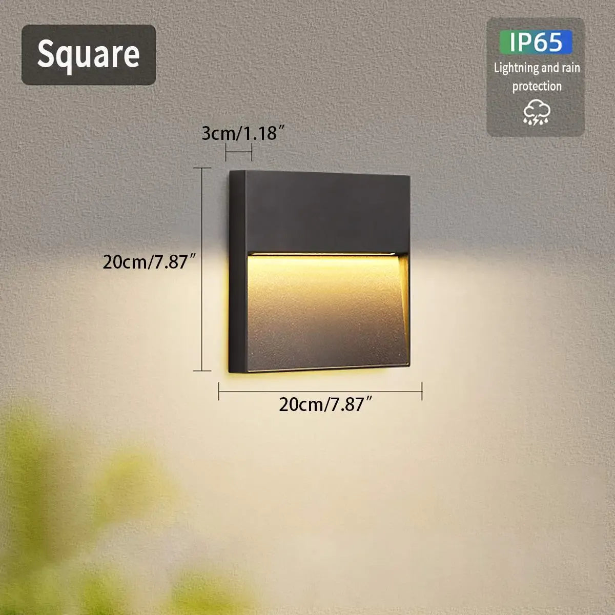 Qonforta AquaWall Waterproof Outdoor Wall Light