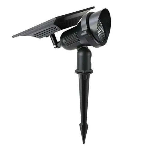Qonforta SolarGlow Solar Spike Light — RGB & Warm White, IP54, 10H Battery
