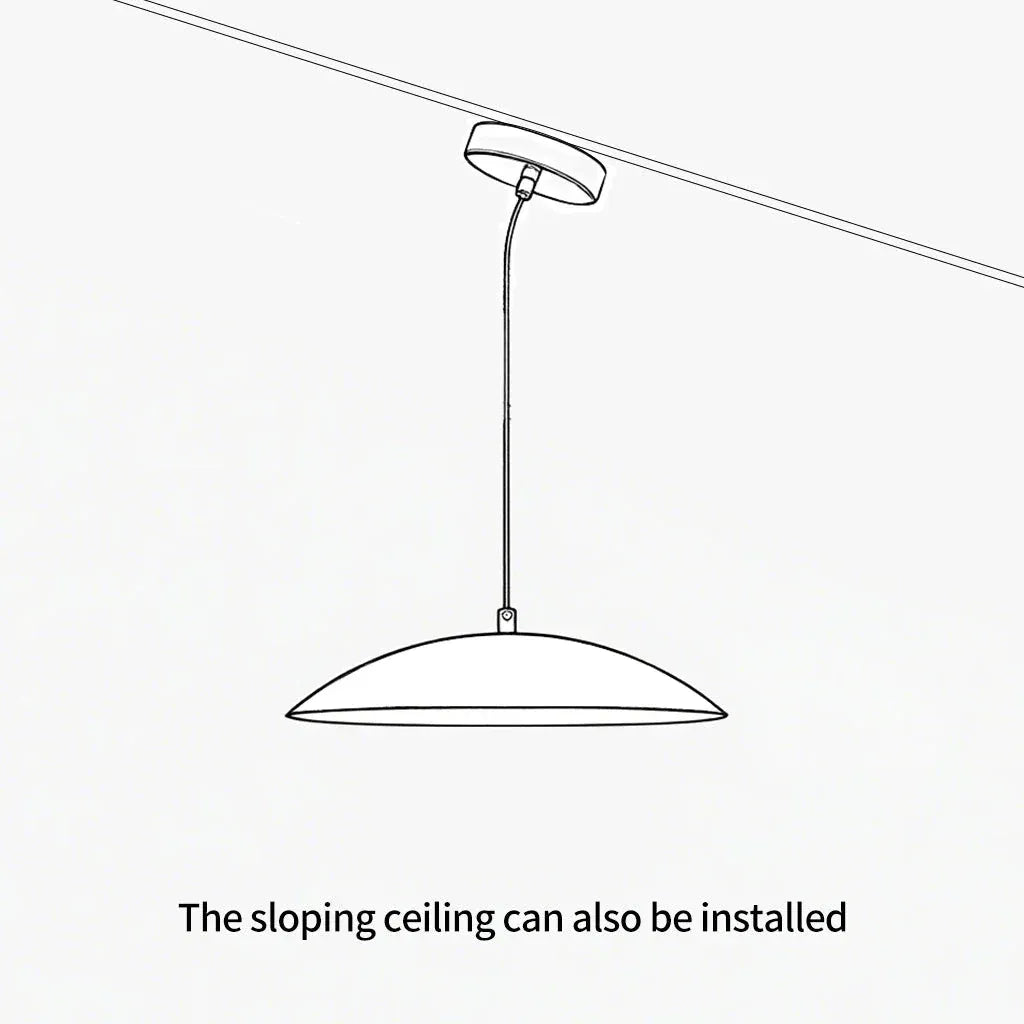 ArcDeco Dome Pendant Light | 4 Colors, 3 Sizes, Dimmable LED | Qonforta