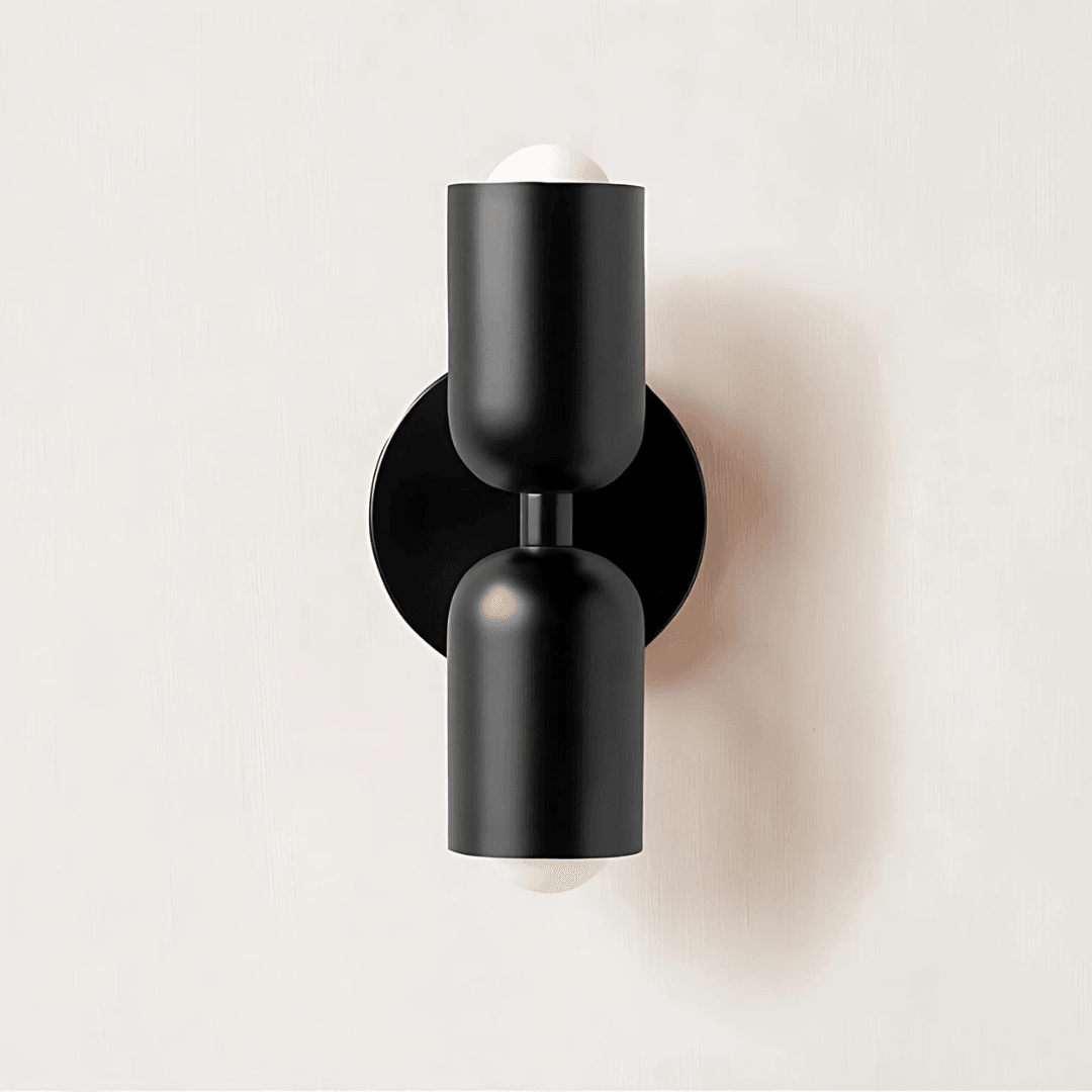 Metal Wall Sconce 2-Light Macaron – 13 Color Combos | Qonforta