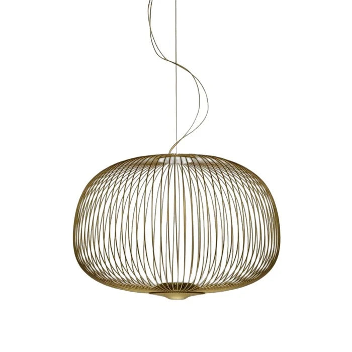 Wire Cage LED Pendant Light | 4 Colors | Qonforta