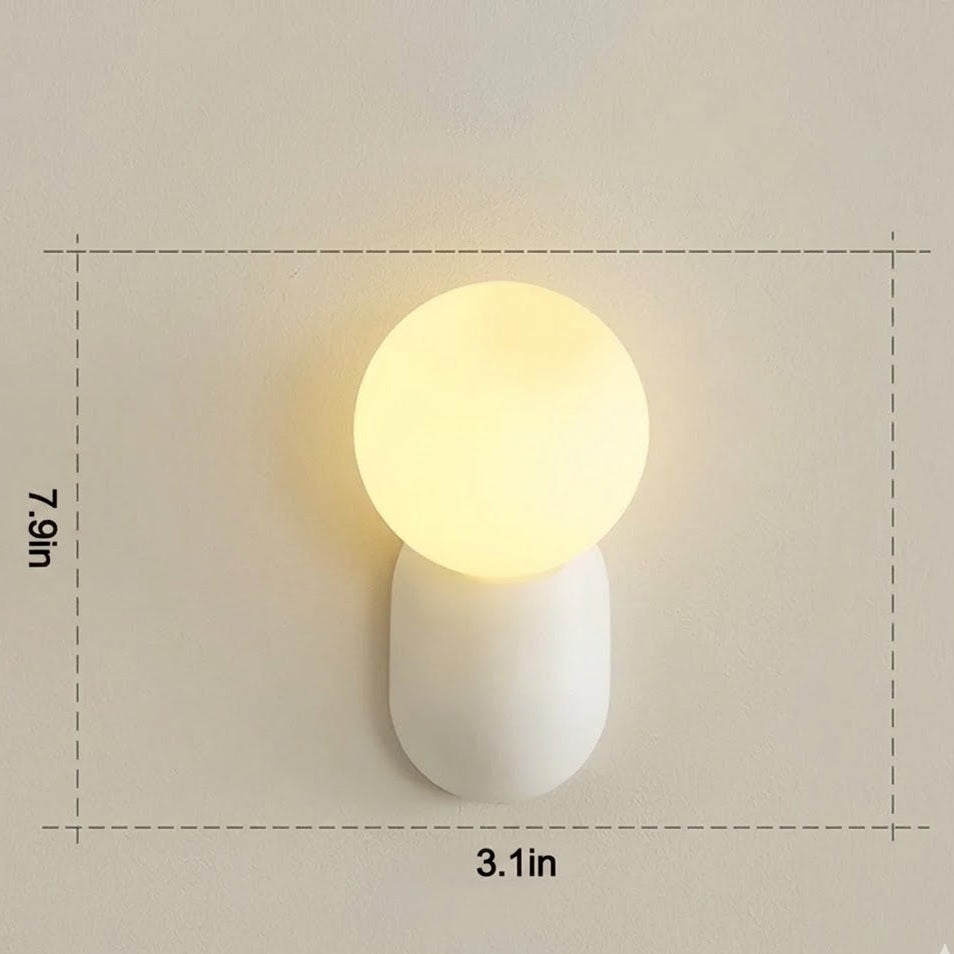 Macaron LED Wall Sconce | 2 Colors 2 Light Modes | Qonforta