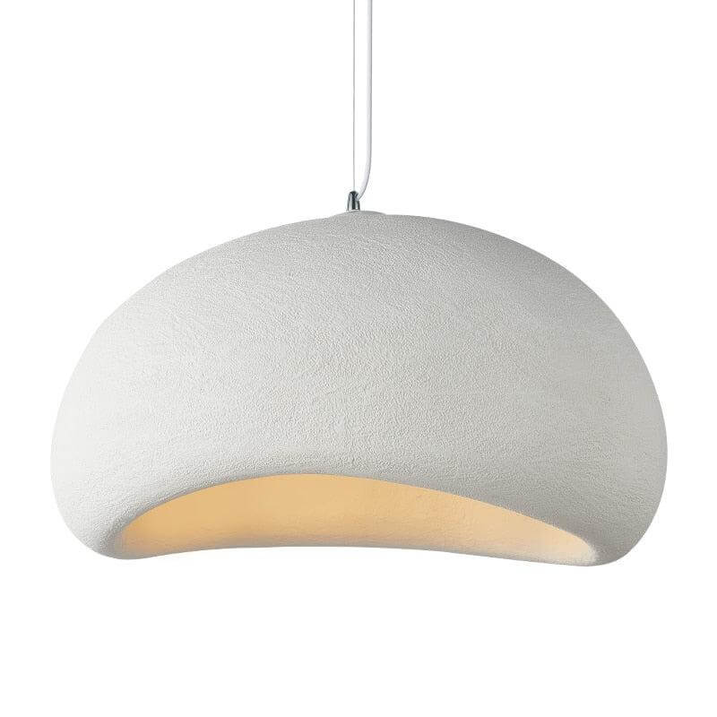 White Ginza pendant light Style B on a white background