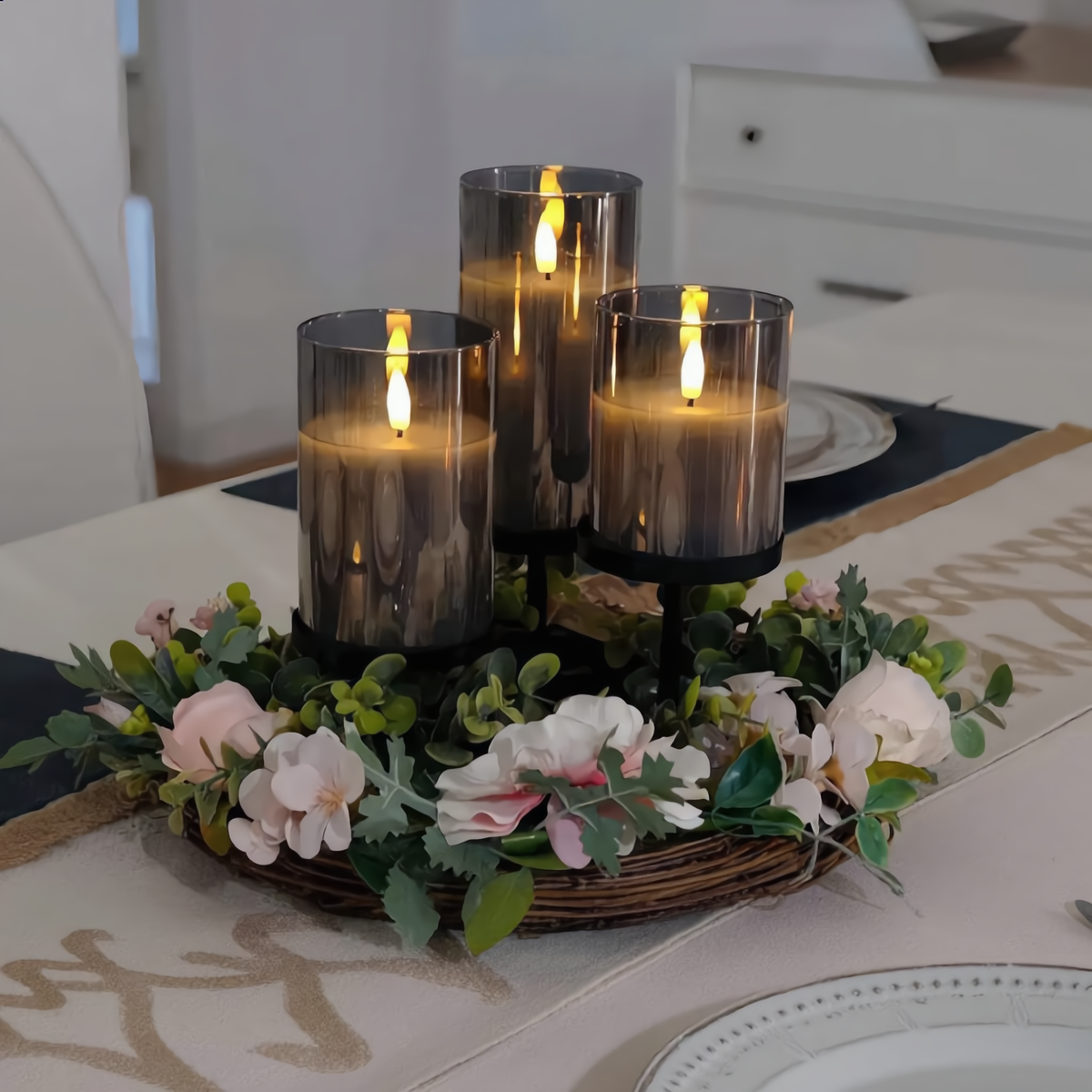 Fiamma Serena LED Candle Set – Flameless with Remote | Qonforta