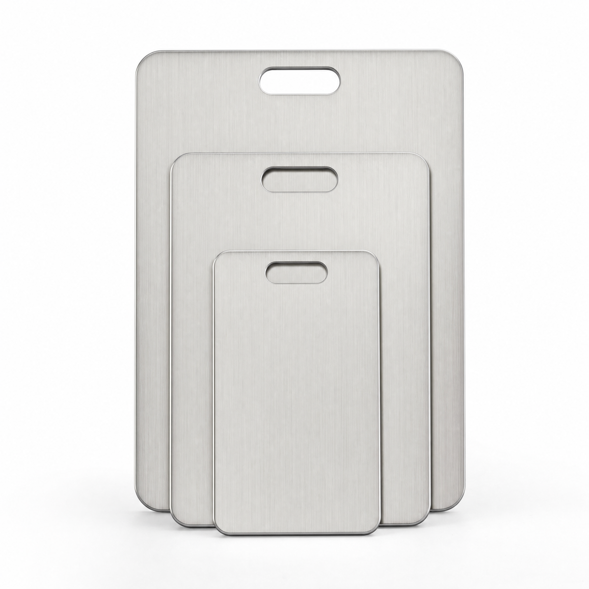 Puro Stainless Steel Cutting Board - 3 Sizes | Qonforta