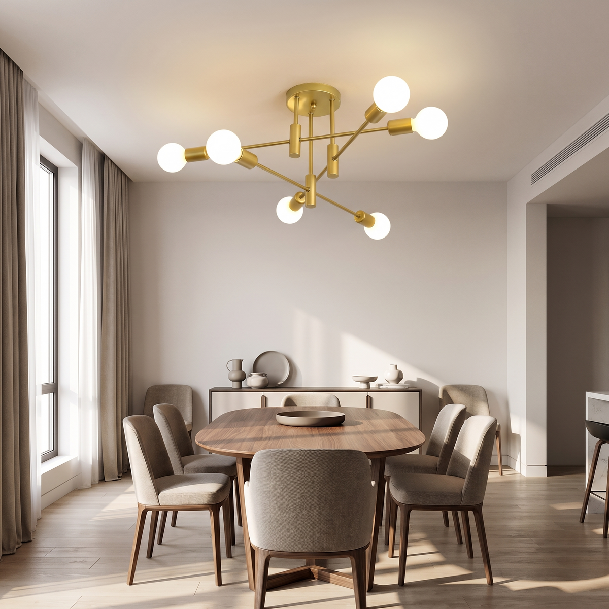 Ramo Stellare Sputnik Ceiling Light – 3 Sizes | Qonforta