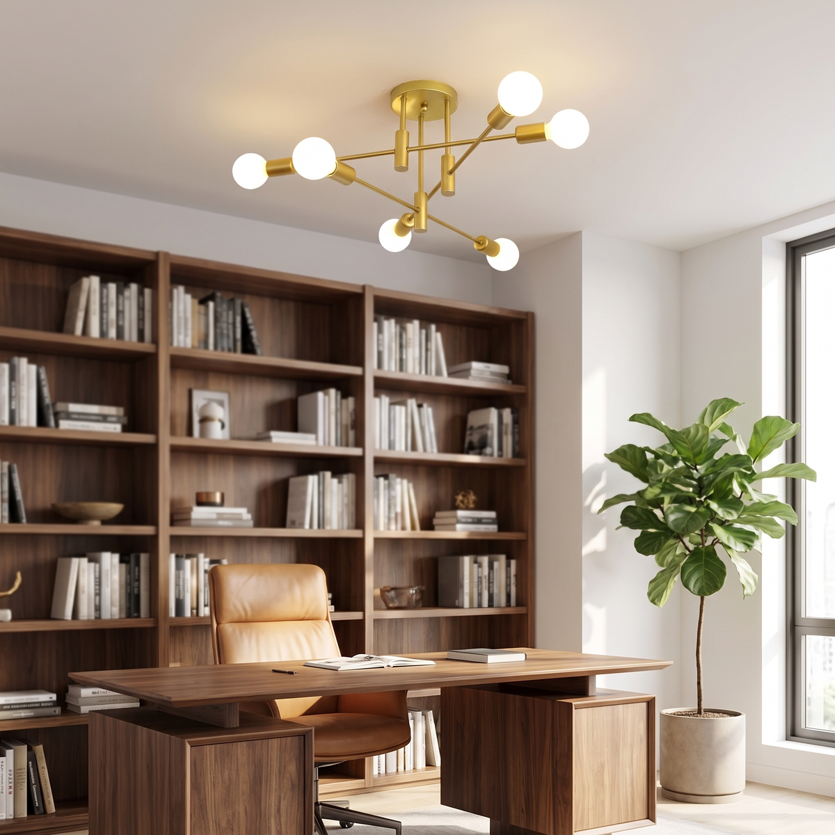 Ramo Stellare Sputnik Ceiling Light – 3 Sizes | Qonforta