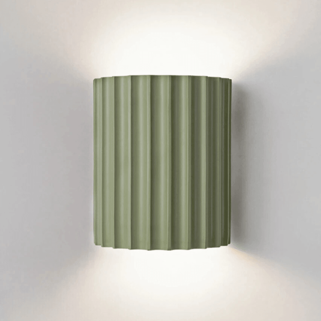 Resin Wall Sconce 2-Light Up Down Knob Switch – 4 Colors | Qonforta