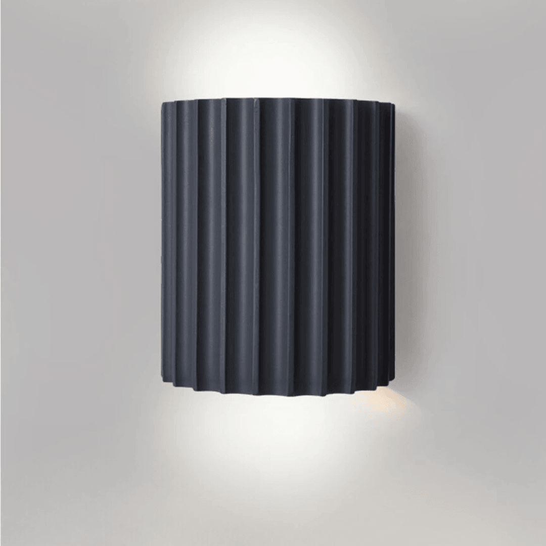 Resin Wall Sconce 2-Light Up Down Knob Switch – 4 Colors | Qonforta