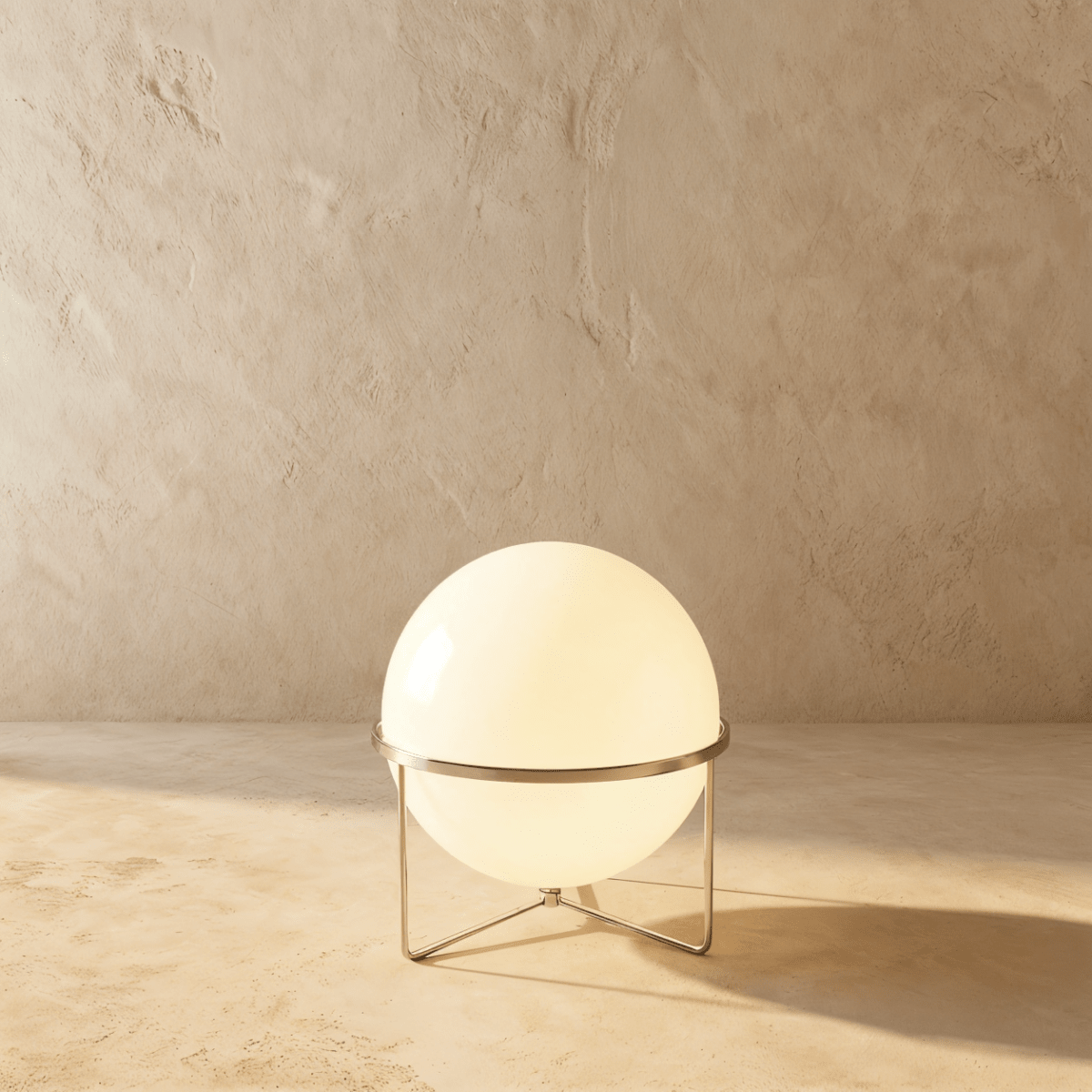 Steel Tiered Floor Lamp LED – Silver, Brass, Vintage | Qonforta