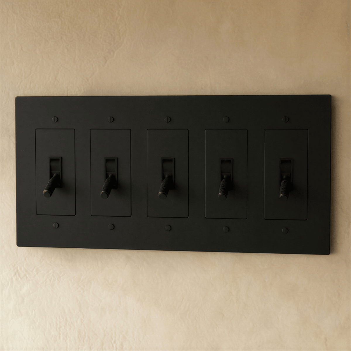 Solid Brass Toggle Light Switch – 7 Finishes | Qonforta